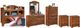 Signature Design by Ashley® Barchan 6-Piece Medium Brown Twin Bookcase Headboard Bed Set-0