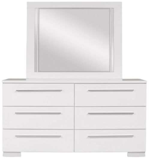 New Classic® Home Furnishings Sapphire 5-Piece White Queen Bedroom Set-3