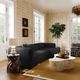 TOV Furniture Tarra Black Modular Loveseat-1