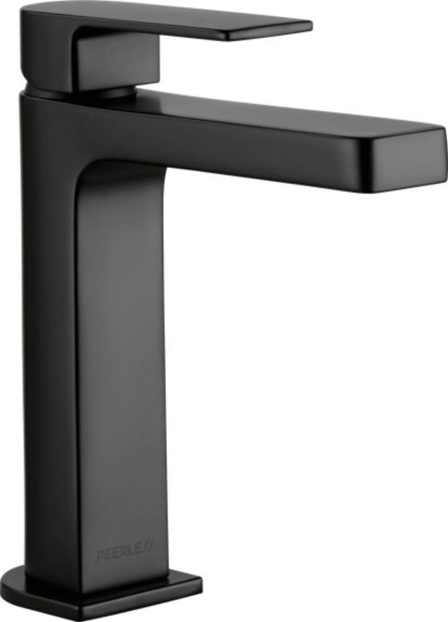 Peerless Xander® Matte Black Single Handle Hi-Arc Lavatory Faucet-0
