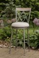 HH2 Home Stewart Aged Pewter Indoor/Outdoor Swivel Counter Stool-3