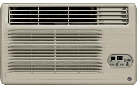 GE® 230/208 Volt Built In Room Air Heat/Cool Unit-Soft Gray-0
