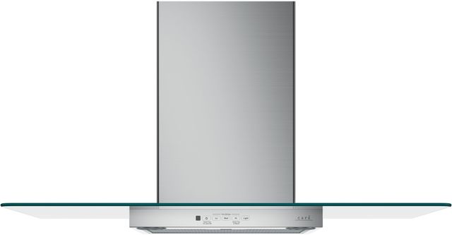 Café™ 36" Stainless Steel Wall Mount Glass Canopy Chimney Hood-1