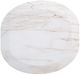 Bernards Tapestry Beige End Table with White Marble Top-3