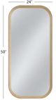 Bassett Mirror Gatlin Soft Gold Wall Mirror-4