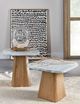 Hooker® Furniture Commerce and Market Hudson Gray Low Nesting Table with Natural Oak Base-1