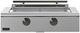 Caliber™ Rockwell Social 2-Burner Stainless Steel Built-In Natural Gas Grill with Pewter Hardware-0