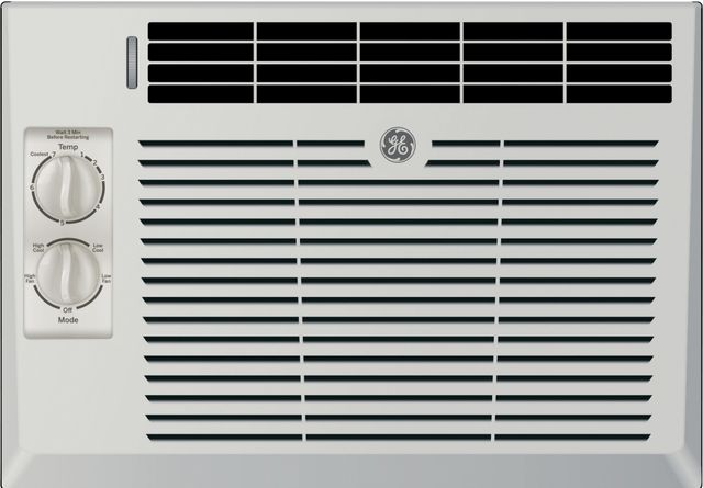 GE® Window Mount Air Conditioner-Light Cool Gray-0