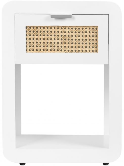 Meridian Furniture Langham White Nightstand-1