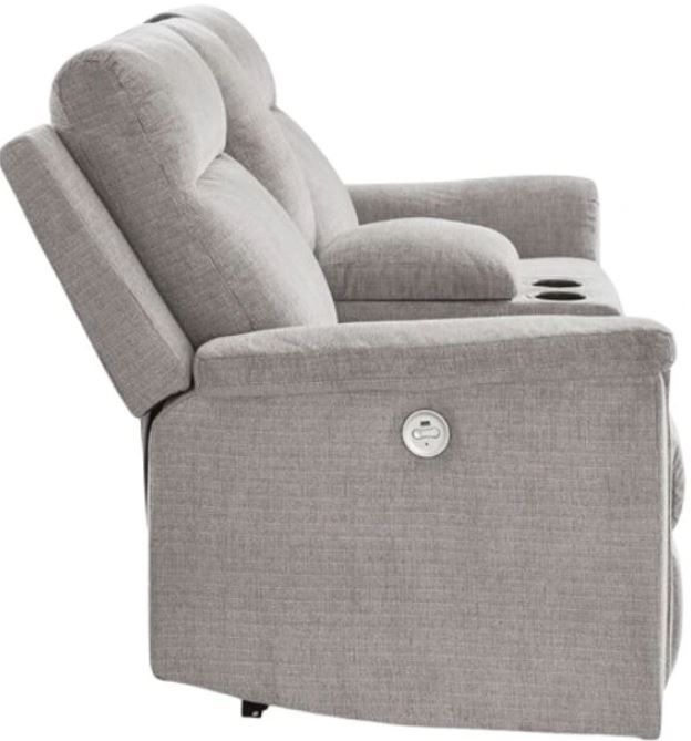 Signature Design by Ashley® Barnsana Ash Power Reclining Loveseat-3