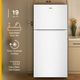 Whirlpool® 30" 19.3 Cu. Ft. White Top Freezer Refrigerator with Total Coverage Cooling-5