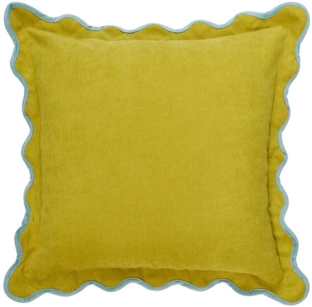 Stylecraft Tamara Day Yellow 22" Down Fil Designer Pillow-0