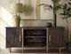 International Furniture Direct Onix Mahogany Brown TV Stand-2