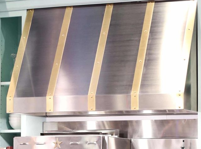 BlueStar® Abbaka Series Mesa 30'' Custom Color Match Paint Wall Mounted Range Hood-1