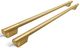 KitchenAid® 42" Brass Grip Built-In Side-by-Side Refrigerator Handle Kit-0