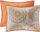 Olliix by Madison Park Tangiers 6 Piece Orange Full/Queen Reversible Coverlet Set-2