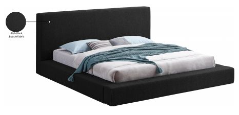 Meridian Furniture Terra Black Upholstered Full Panel Bed-3