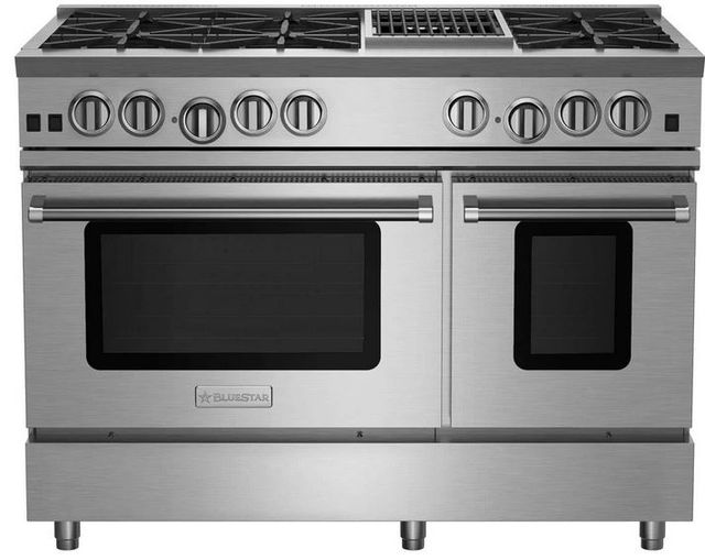 BlueStar® RNB Series 48" Stainless Steel Pro Style Natural Gas Range-0