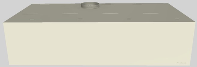 Vent-A-Hood® 48" Biscuit Wall Mounted Range Hood-0