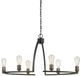 Cal® Lighting & Accessories Kinder Dark Bronze Chandelier-0