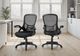 Monarch Specialties Inc. Black on Black Mesh Multi-Position Office Chair-1