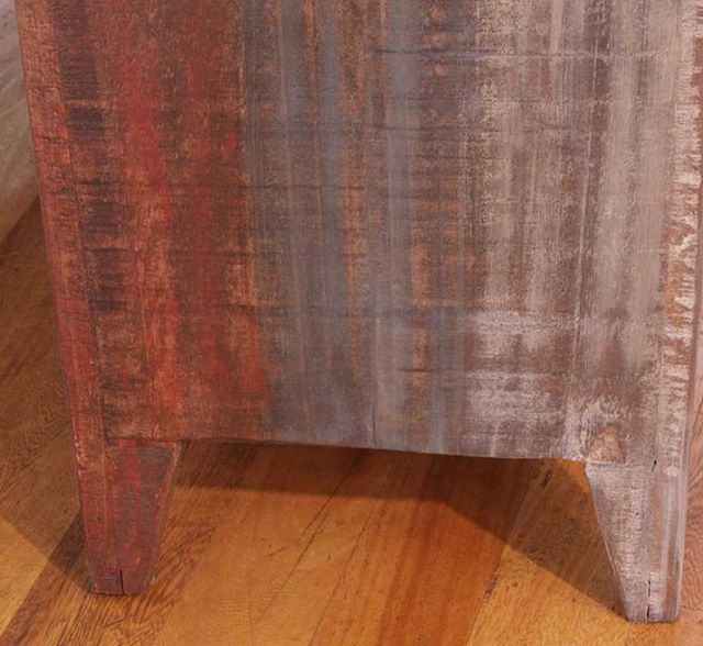 International Furniture Direct Antique Brown Bookcase-3