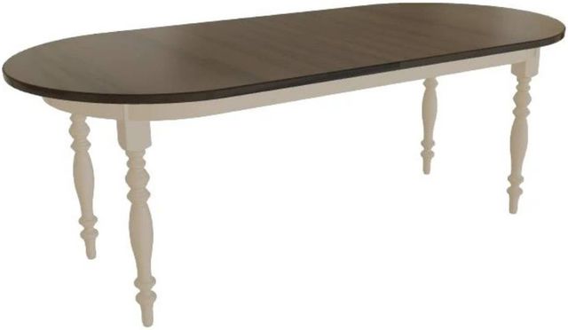 Mavin Customizable 38" x 84" Oval Dining Table-0