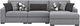 Benchcraft® Bealton 3-Piece Pepper/Salt Right-Arm Facing Sectional and Chaise-1