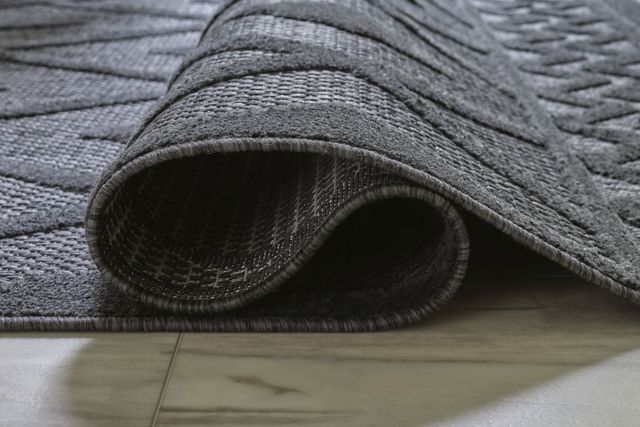 Signature Design by Ashley® Averlain Black/Gray 8'x10' Large Area Rug-1