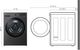 LG 5 Cu. Ft. Black Steel Front Load Washer-3