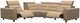 Stressless® by Ekornes® Emily 5-Piece Beige Power Reclining Sectional with Center Module-0