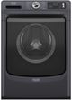 Maytag® Midnight Steel Front Load Washer & Electric Dryer Laundry Pair-1