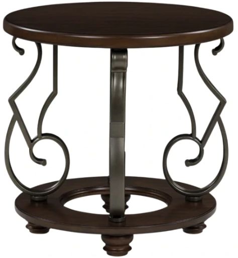 Signature Design by Ashley® Frallyn Dark Brown End Table-2