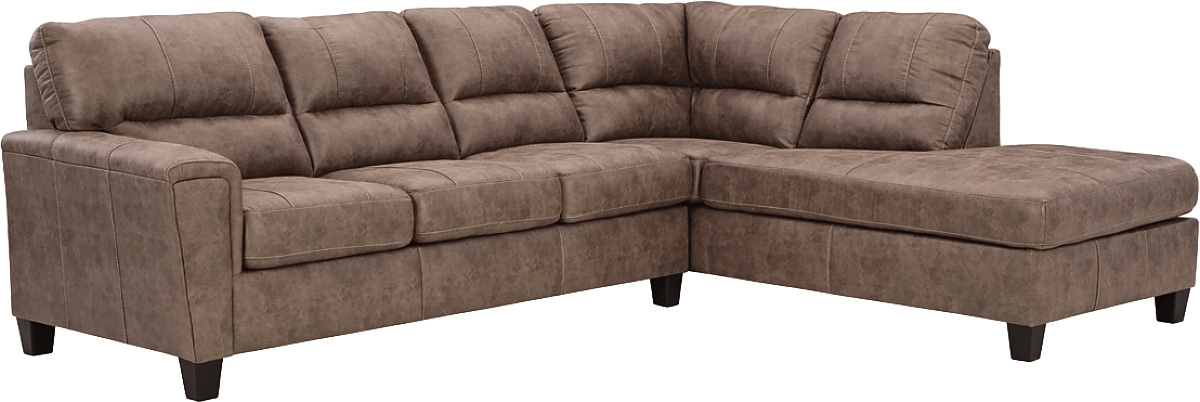 Ashley navi smoke sectional sales