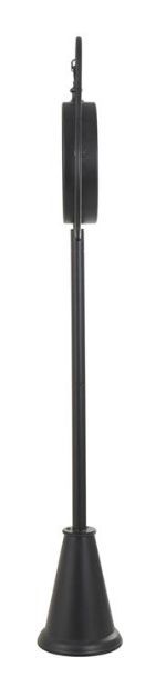 Deco Marche Black 81" Metal Clock-1