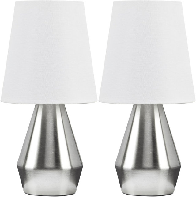 Signature Design by Ashley® Lanry 2-Piece Silver Table Lamp Set-0