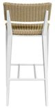 Uttermost® Calbas Honey/White Aluminum/Wicker Outdoor Bar Stool-5