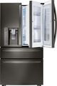 LG 22.5 Cu.Ft. Black Stainless Steel Counter Depth French Door Refrigerator-4