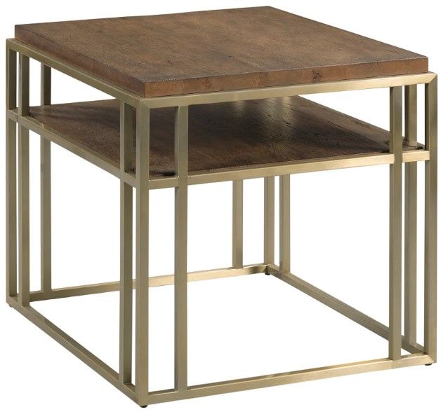 Kincaid® Brighton-Acquisitions Cacao Soft Brass End Table