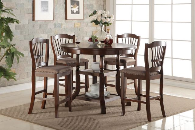 New Classic® Home Furnishings Bixby Espresso Cherry Counter Stool-1