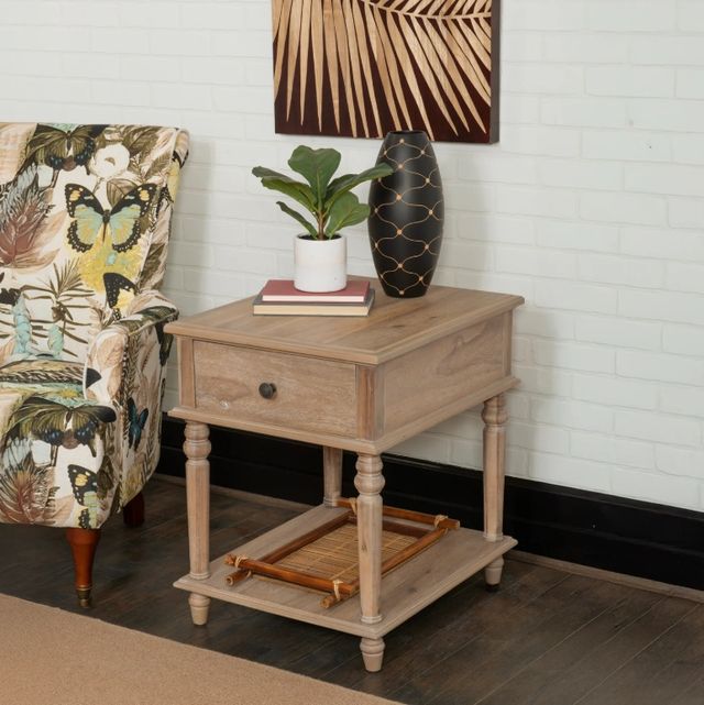 Powell® Pike Natural Side Table-1