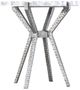 Hooker® Furniture Melange Glendon Gray Side Table with Silver Base-0