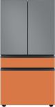 Samsung Bespoke 36" Clementine Glass French Door Refrigerator Bottom Panel-5