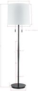Forty West Morris Black Floor Lamp-1