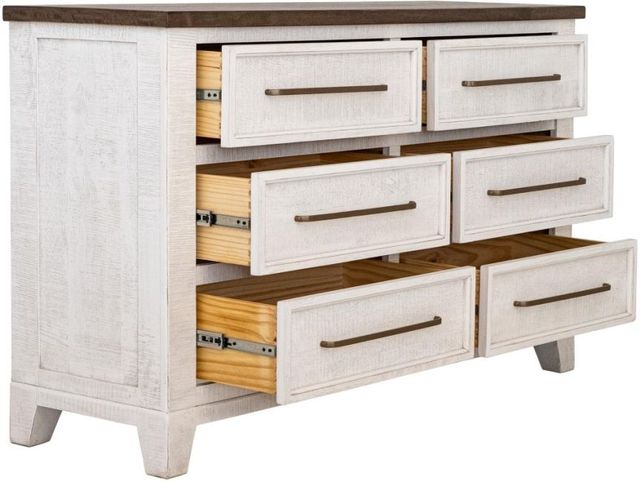 International Furniture Direct Stoa White Dresser-4