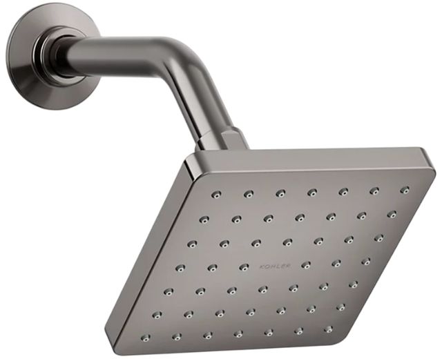 KOHLER® Parallel® Vibrant Titanium 1.75 GPM Single-Function Showerhead-0