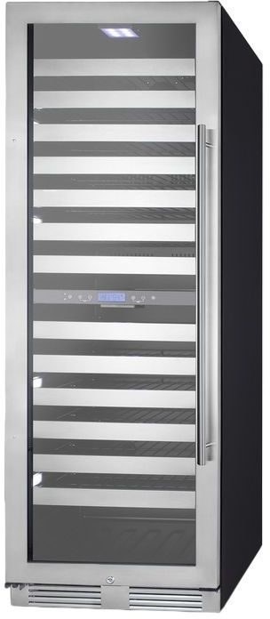Summit® 24" Stainless Steel Wine Cooler -1