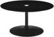 Coaster® Ganso Round Glass Top Coffee Table with Sandy Black Base-0