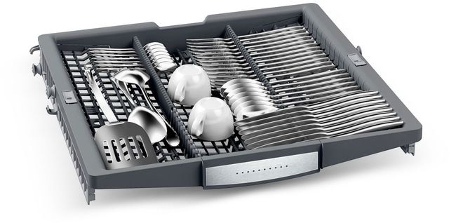 Bosch® 800 Series 24" Stainless Steel Top Control Built In Dishwasher-2