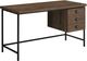 Monarch Specialties Inc. 55"L Brown Reclaimed Wood Black Metal Computer Desk-2